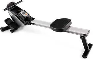 Goplus Folding Rowing Machine,Magnetic Rower with Adjustable Resistance and LCD Display, Exercise Cardio Fitness Equipment for Home Use