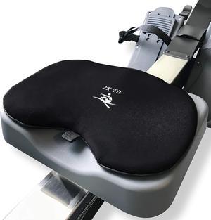 Rowing Machine Seat Cushion (Model 3) for The Concept 2 Rowing Machine with Custom Gel That Fits The Concept 2 Rower, WaterRower Pad, Crew Boat, Sculling, Kayak, and Canoe