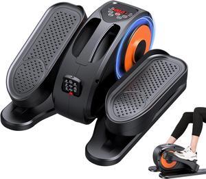 GUGTTR Under Desk Elliptical, Electric Seated Pedal Exerciser, Quiet & Compact Mini Ellipse Leg Exerciser with Display Monitor, Remote Control and 12 Adjustable Speeds, Elliptical Machine for Home