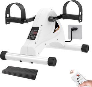 TODO Motorized Pedal Exerciser Mini Exercise Bikes, Under Desk Bike Peddler Exerciser for Seniors Rehab and Arm Leg Physical Therapy