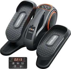 YOSUDA Under Desk Ellipticals Electric, Elipse Leg Exerciser for Seniors Fully Assembled, Seated Pedal Exerciser with Remote Control & Non-Slip Pedals