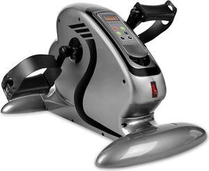 Electric Mini Exercise Bike Motorized Pedal Exerciser is a low-impact, resistance-free fitness and rehabilitation device. This under-desk bicycle pedal exerciser is your ideal fitness compani