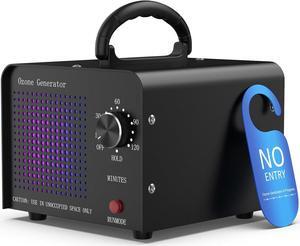 Medvoe 0zone Generator 30000mg - 0zone Machine for Car/Home/Smoke/Pet Odor, Black