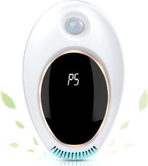 Plug in Air Purifier with Motion Sensor Light for Home, Odor Eliminator Mini Ozone Air Freshener Ionizer Deodorizer to Remove Smell from Pets Smoke Toilet for House Bathroom Kitchen Bedroom Office