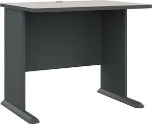 Bush Business Furniture Series A Home Office Desk, 36W, White Spectrum and Slate