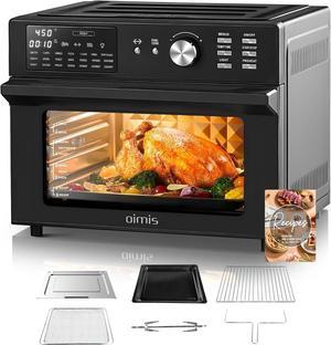 Air Fryer Oven, 2-in-1 Smart Air Fryer Toaster Oven Combo, 14QT Stainless  Steel Air
