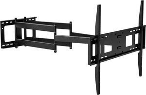 FORGING MOUNT Heavy Duty TV Wall Mount, Dual Articulating Arm Full Motion TV Wall Mount Bracket with 43 inch Long Arm,Fits 50 to 100 Inch TVs, Holds up to 165 lbs,Max VESA 800x600mm
