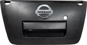 Master Tailgaters Black Tailgate Handle with Backup Camera Replacement for Nissan Frontier (2013-2016) | IP68 Waterproof | Parking Grid Lines Available | Easy to Install