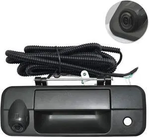 Tailgate Replace Rear View Camera Backup Tailgate Handle Camera for Toyota Tundra(2007 2008 2009 2010 2011 2012 2013),Tailgate Door Handle Replacement Camera(Color: Black)