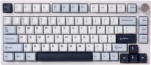 GK GAMAKAY TK75 HE Rapid Trigger Mechanical Keyboard Hall Effect Hot-swap Magnetic Switch, Snap Tap, 81 Keys PBT Keycap Bluetooth/2.4GHz/Wired 75% RGB Esports Gaming Keyboard (Magnetic Phoenix Switch)