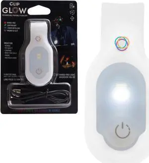 Clipglow Nurse Light Clip On Nursing Night Shift Light, Bright, Lightweight Magnetic, Portable, USB Rechargeable Flashlight for Badge, 8-10 Hours Battery|4 Light Settings 10-25 Lumens Nurse Gift|White