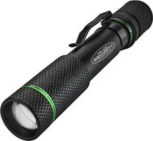 Police Security Aura-RS Ultra-Bright 260 Lumen Rechargeable Flashlight, Compact, 3 Modes, Slide Focus, USB-C Charging, Perfect for DIY Projects and Trade Professionals