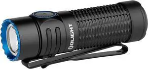 Warrior Nano Tactical Flashlight, 1200 Lumens Rechargeable LED Light with MCC Charger, Dual Switches EDC Light for Emergency, Outdoors and Camping (Black)