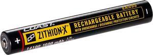 Coast ZX555 ZITHION-X Li-Ion Rechargeable Battery for The G24, G25, G26, G32, and G34 LED Flashlights, Black