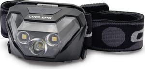 Cyclops HL500 Headlamp | Tactical Durable Lightweight Compact Adjustable Headband Weather Resistant IPX6 Bright LED 500 Lumen Head Flashlight | AAA Batteries Included