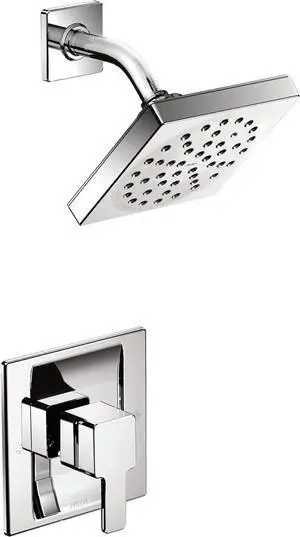 Moen 90-Degree Chrome Posi-Temp Eco-Performance Shower Trim, Valve Required, TS2712EP