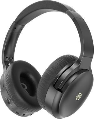 Active Noise Cancelling Headphones, 100H Playtime Headphones Wireless Bluetooth with Mic, Wireless Headphones Over Ear with Hi-Fi Audio Deep Bass,3.5MM Cable,Soft-Earpads