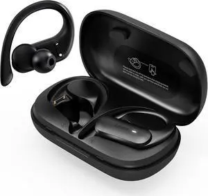 Speed 301 Sports Wireless Earbuds Bluetooth Headphones Secure Fit for Workout & Running Clear Calls Sweatproof Ear Buds for iPhone & Android (SP301)
