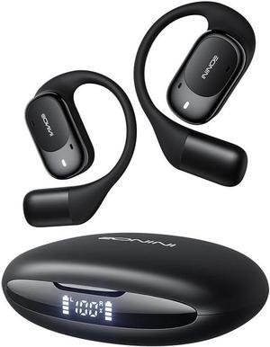 Open Ear Bluetooth 5.3 Headphones with HiFi Sound, ENC Noise-Canceling Calls, Comfortable Ear Hooks, 40H Battery, IPX5 Waterproof Wireless Earbuds for Workout, Running, Sports, Work & Daily Use
