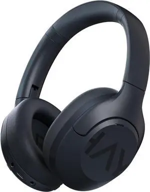 HAYLOU S30 Hybrid Active Noise Cancelling Headphones - Over Ear Bluetooth Headphones with ENC Microphone, 80 Hours Playtime, Foldable Design, Bluetooth 5.4 - Basic Version