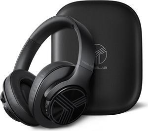 TREBLAB Z2 Active Noise Cancelling Workout Headphones - Signature-HD Sound, Deep Bass, 35H Battery, Comfortable, Foldable Over Ear Bluetooth Headphones Wireless. for Gym, Sport, Travel. Mic for Calls