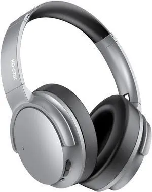 Hybrid Active Noise Cancelling Headphones with MicrophoneANC Wireless Over Ear Bluetooth Headphones, Hi-Res Audio Custom with 4 EQ Deep Bass, Memory Foam Ear Cups, Quick Charge 60H HiFi Playtime