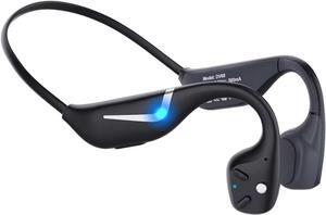 MONODEAL Bone Conduction Headphones Bluetooth, Open Ear Headphones with Mic, IP67 Waterproof Sport Headset Long Battery Life 15Hrs Wireless Earphones for Running Workout Cycling