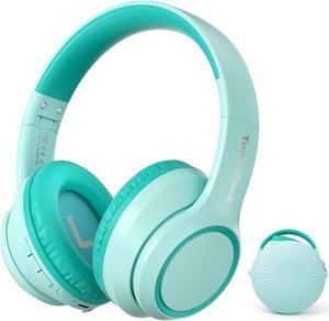 Active Noise Cancelling Headphones for Kids, 60H Playtime, Wireless Bluetooth Over-Ear Headset Built-in Microphone for Home/School/Travel/Party - Includes Portable Case