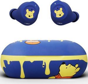 Disney Winnie The Pooh Bluetooth Earbuds w/Charging Case- Wireless Headphones w/Built-in Mic+ Up to 30 Hrs Playtime- Winnie The Pooh Gifts for Girls,Boys,Women,Men,All Fans of Winnie The Pooh Stuff