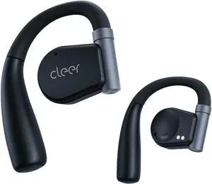 Cleer ARC II Open Ear Headphones, True Wireless Ear Buds with Dual Mic, Sweat Resistant, Multi-Point Connect, 35 Hrs Playtime, Secure Fit, Bluetooth 5.3 Earbuds with Ear Hooks, Preset EQs, Blue