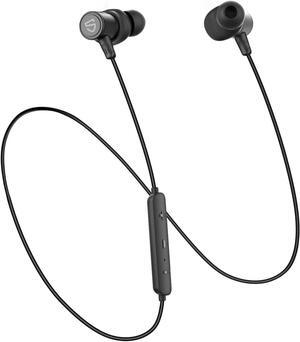 Q30 HD+ Bluetooth Headphones in-Ear Stereo Wireless 5.2 Magnetic Earphones IPX5 Sweatproof Earbuds with Mic for Sports Immersive Bass 10mm Drivers aptX-HD 12 Hours Playtime Type C