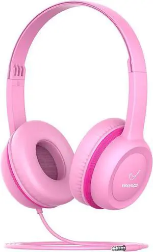 Kids Headphones, Ear Headphones for Kids, Wired Headphones with Safe Volume Limiter 85dB, Kids Headphones with Cord 3.5mm Jack Wired for Children/School