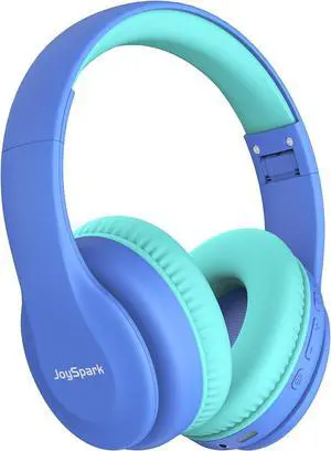 Kids Bluetooth Headphones, Lightweight Kids Wireless Headphones for Kids, 85/94dB Volume Limited, 60 Hours Playtime, Bluetooth 5.3, Over-Ear Toddler Headphones with Built-in Mic-Blue