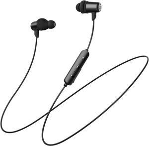 SoundPEATS Neckband Headphones, Q35 HD+ Bluetooth 5.2 Neckband Earphones Stable Comfort, 17Hrs Wireless Earbuds Dual-Magnetic Speaker, IPX5 Waterproof Neckband Sports Earphones, Type-C, App, QCC3040