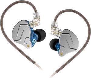 KZ ZSN PRO in-Ear Headphones, Gaming Earbuds, HiFi KZ in Ear Monitor, High Fidelity Bass Wired Earbuds Earphones with 1DD 1BA Hybrid Driver & 3.5mm Audio Plug Detachable Cable (Blue Without Mic)