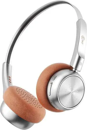 iKF R1 Wireless Retro Headphones | Bluetooth V 5.3 | 60 Hours Playtime | APP Custom Sound | Game Mode | Noise Isolation | Built-in Microphone | Throwback 80s 90s Design | Brown