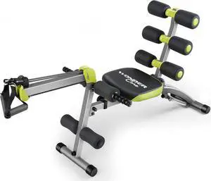 WONDER CORE 2 Total Gym Machine, Ab Workout Equipment, Adjustable Ab Machine for Stomach Workout, Sit Up Exercise Equipment for Home Workouts, Abdominal Trainer, Ab Lounger Exercise Chair