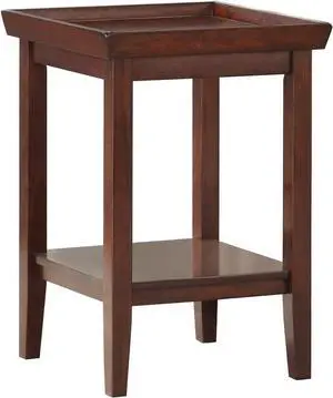 Convenience Concepts Ledgewood End Table, Espresso