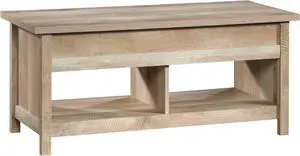 Sauder Cannery Bridge Lift Top Storage Coffe Table for Living Room, L: 43.15" x W: 19.45" x H: 19.02", Lintel Oak