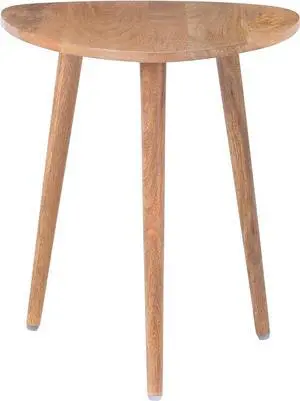 MH London Bond Wooden Triangle End Table - Exclusively Designed Modern Small Side Table. Hand Crafted - Wooden Side Table - Contemporary Design for Small End Tables for Bedroom and Living Room