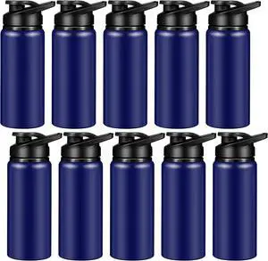 CHENGU Water Bottle Bulk 20 oz Aluminum Reusable Bottles Lightweight Snap Lid Water Cups Easy Carry Leak Proof Travel Tumbler for Gym Sports Camping Hiking Fishing