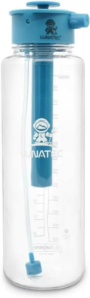 Lunatec 1500ml Hydration Spray Water Bottle - A pressurized personal mister, camp shower and sport water bottle in one easy-to-use BPA free bottle.