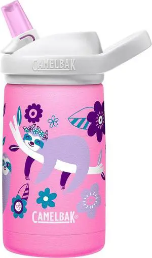 CamelBak eddy+ Kids Water Bottle with Straw, Insulated Stainless Steel - Leak-Proof when Closed