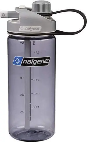 Nalgene Tritan 20oz MultiDrink BPA-Free Water Bottle, Blue