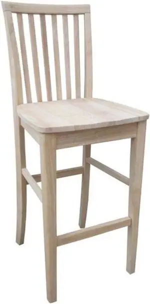 International Concepts 29-Inch Mission Stool, Unfinished