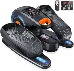 YOSUDA Under Desk Elliptical Electric,Ellipse Leg Exerciser for Seniors,Fully Assembled Seated Pedal Exerciser with Remote Control with Free Footstraps & 10 Adjustable Speeds