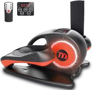 Motion Matrix Elliptical Exercise Machine  Silent Under Desk Bike Pedal Exerciser  Portable and Compact Electric Under Desk Stepper  Remote Control Seated Stepper Machine with LCD Display