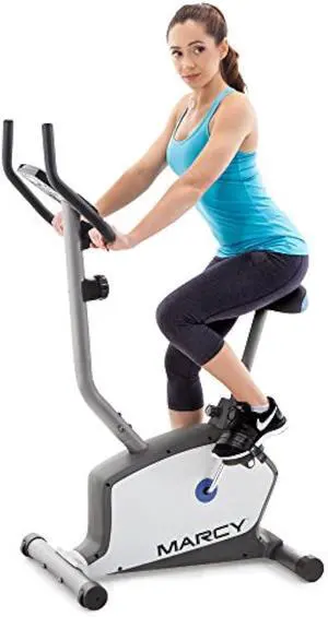 Marcy Stationary Exercise Indoor Bicycle with 8 Magnetic Resistance Levels