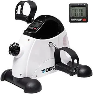 Mini Exercise Bike TODO Pedal Exerciser Foot Peddler Portable Therapy Bicycle with Digital Monitor