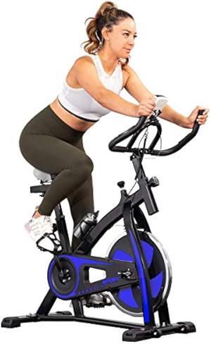 XtremepowerUS Exercise Bike 22lb Flywheel Stationary Workout Machine
